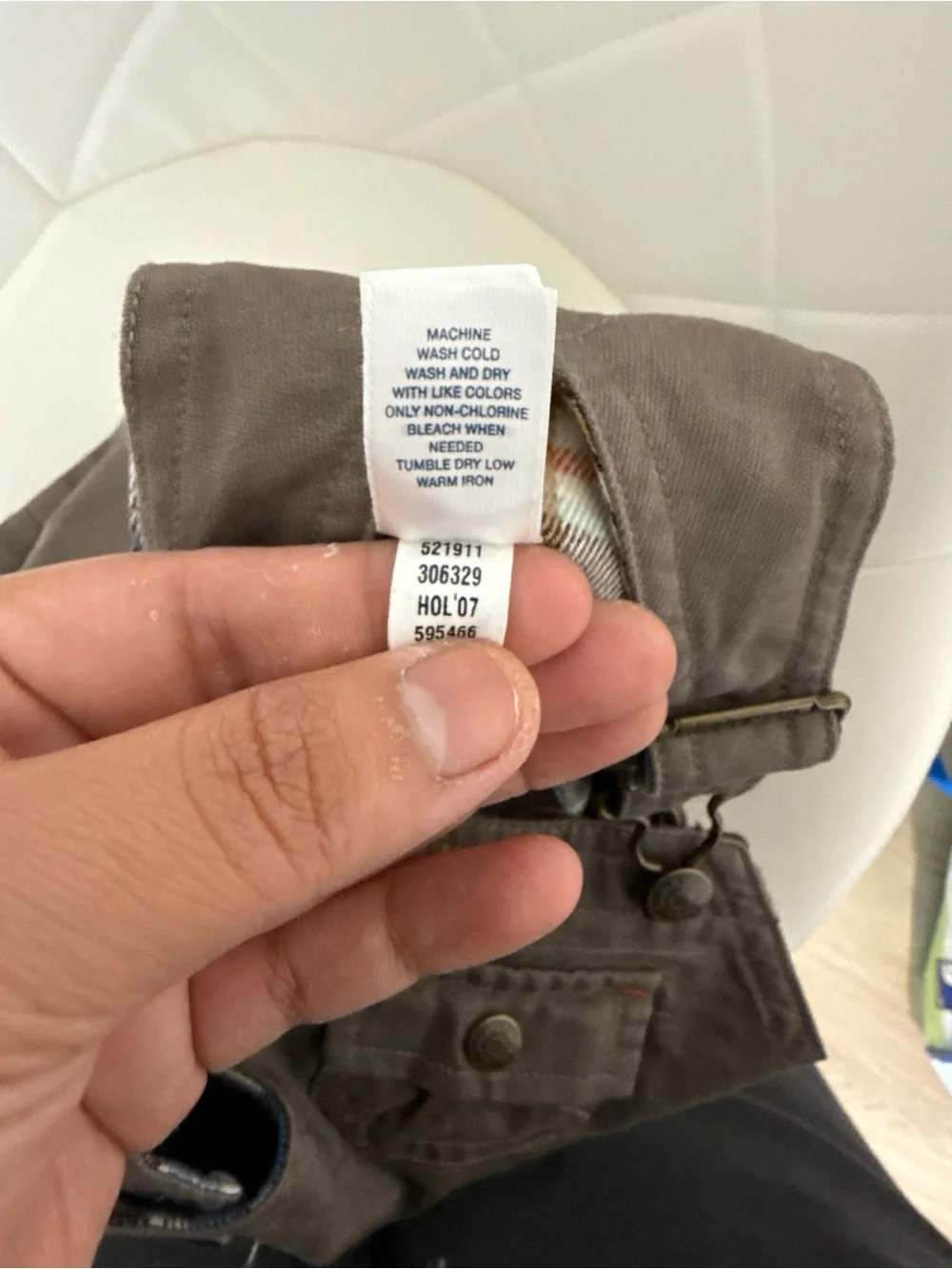Baby GAP Expedition North Pole Cotton Overalls Brown Plaid Lined Infant 3 months